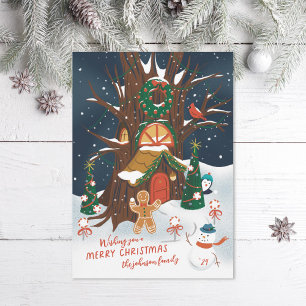 Gingertea Skogen Forest Friends Illustrated Julkort