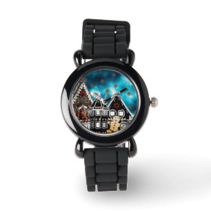 GingerVille jul Folk Art Armbandsur