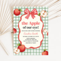 Gingham Äpple av våra ögon Barnkalas