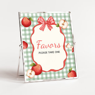 Gingham Apple från vår favoritskylt i Öga Baby Sho Poster