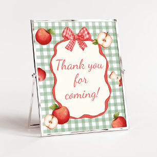 Gingham Apple från vår Öga Tack för att ni kom och Poster