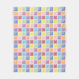 Gingham Bible verses om barn spädbarn Fleecefilt