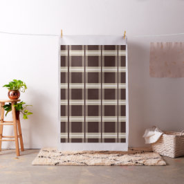 Gingham | Brun & Beige Tyg
