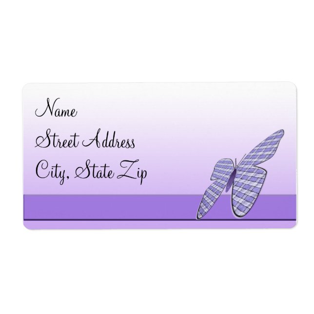 Gingham Butterfly Fraktsedel (Framsidan)