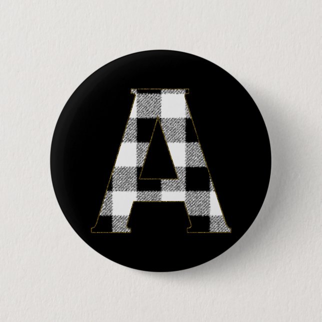 Gingham Check A Knapp (Framsida)