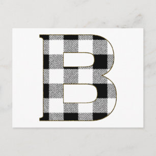 Gingham Check B Vykort