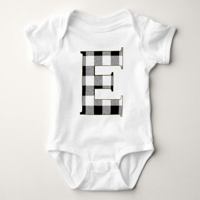 Gingham Check E T-shirt (Framsida)