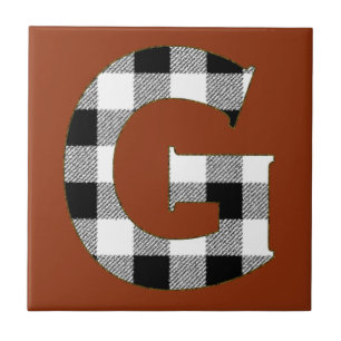Gingham Check G Kakelplatta