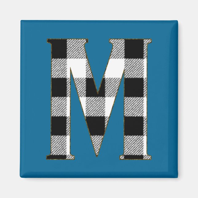 Gingham Check M Magnet (Framsidan)