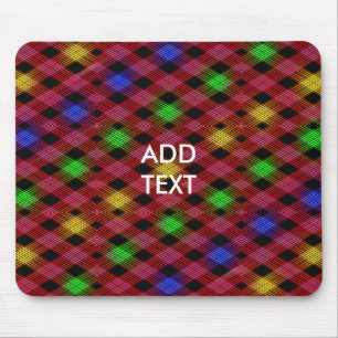 Gingham Check Multicolor Mönster Musmatta