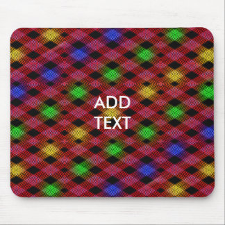 Gingham Check Multicolor Mönster Musmatta