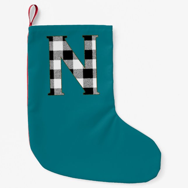 Gingham Check N Liten Julstrumpa (Framsidan)