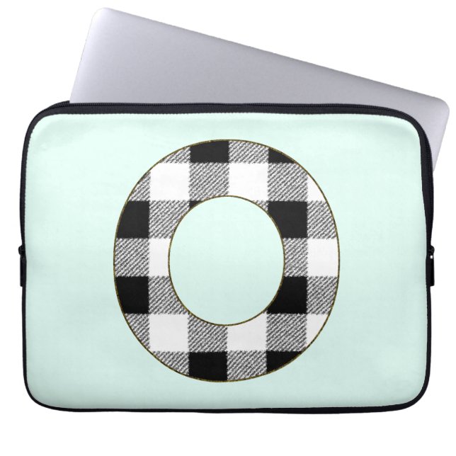 Gingham Check O Laptop Fodral (Framsidan)