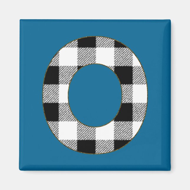 Gingham Check O Magnet (Framsidan)