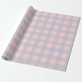 Gingham Check Pattern with White Speckles Presentpapper
