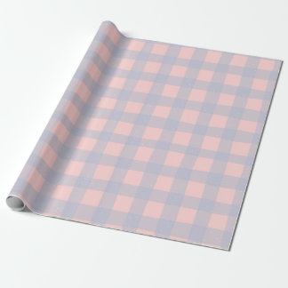 Gingham Check Pattern with White Speckles Presentpapper