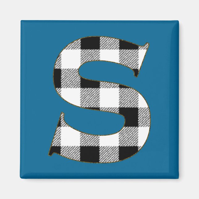 Gingham Check S Magnet (Framsidan)