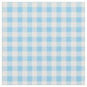 Gingham Check Skriv ut Tyg