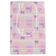 Gingham Coquette-smycken Baby Shower Flickor Födel