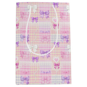 Gingham Coquette-smycken Baby Shower Flickor Födel