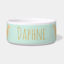 Gingham Dachshund på Anka Egg Blue - Avslappnad Na