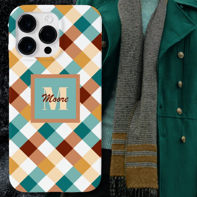 Gingham - Fading Sol Färg Palette - Telefonväska (Gingham - Fading Sun Color Palette - Phone Case by Leapfroglisics Shop)