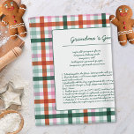 Gingham Family Recipe Keepsaké Kökshandduk<br><div class="desc">Modern Gingham Family Recipe Keepsakys kökshandduk i ett trendig med grönt, rött och rosa. Denna ursprungliga julklapp mönster är ett unikt sätt att göra ett speciellt mormors- eller familjerecept till en nyckelfråga. Gör det till en underbar julklapp för dina kära. Om du vill lägga till ditt recept använder du användan...</div>