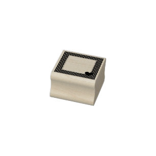 Gingham Gräns med Corner Heart Stamper Stämpel