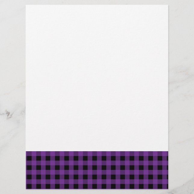 Gingham Grape and Black (Framsida)