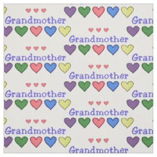 Gingham Hearts Tyg