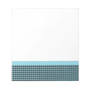 Gingham Himmel och Black Anteckningsblock