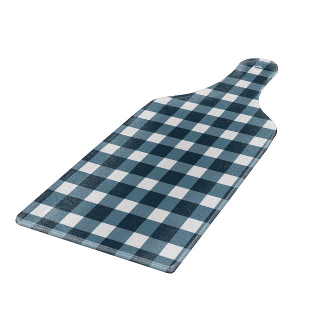Gingham Indigo Blue Mönster (Hörn)