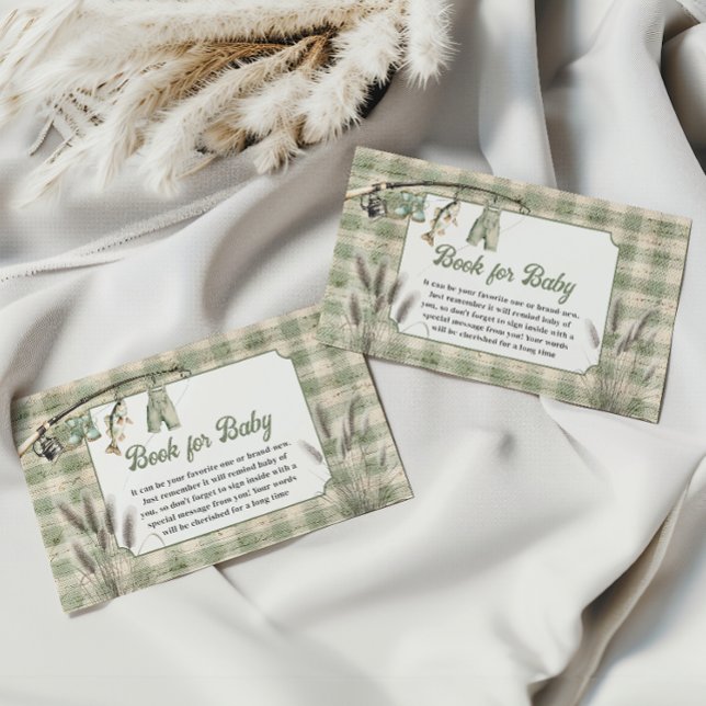 Gingham Klädtorklina Fiske Bok För Bebisens Förfes Tilläggskort (Skapare uppladdad)