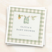 Gingham Locally Grown Baby Shower Party
