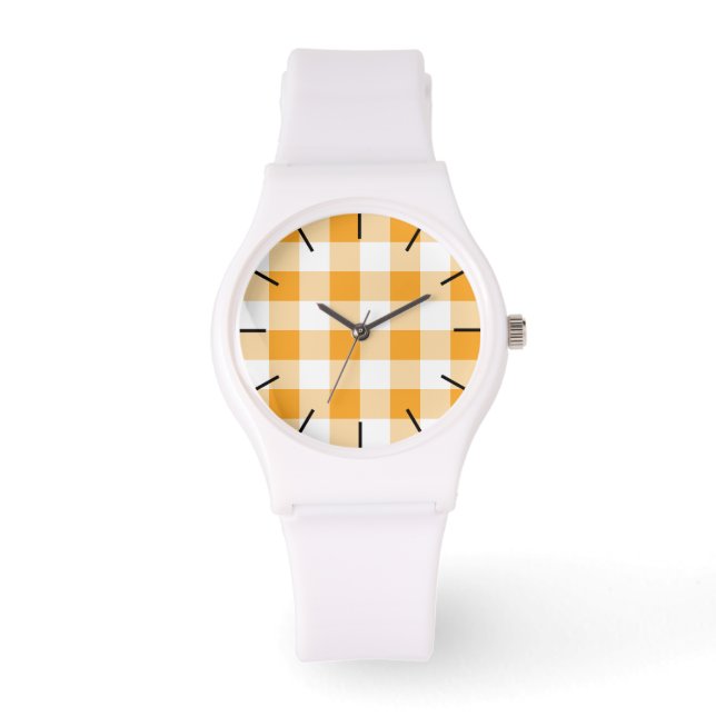 Gingham mönster armbandsur (Framsida)