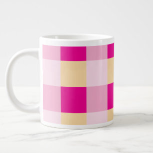 Gingham Mönster Jumbo Mugg