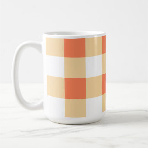 Gingham Mönster Kaffemugg