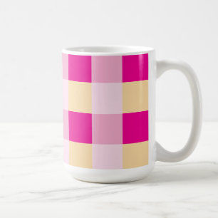 Gingham Mönster Kaffemugg