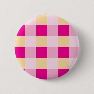 Gingham Mönster Knapp