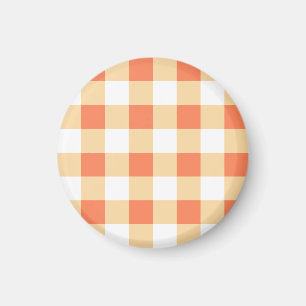 Gingham Mönster Magnet
