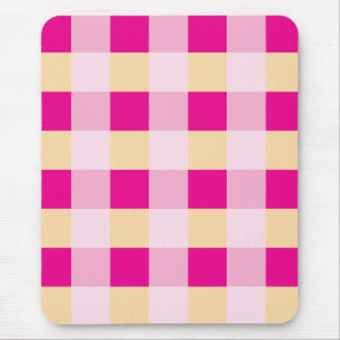 Gingham Mönster Musmatta