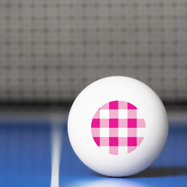 Gingham Mönster Pingisboll (Netto)