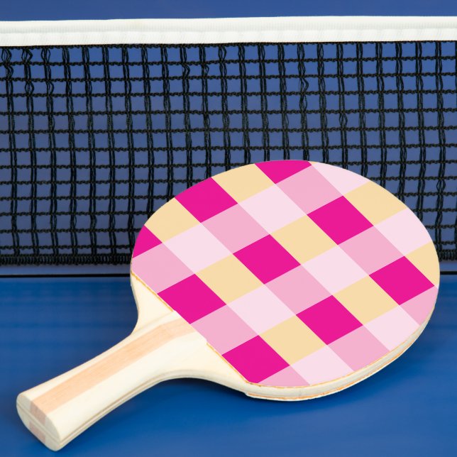 Gingham Mönster Pingisracket (Insitu)