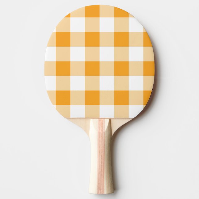 Gingham Mönster Pingisracket (Framsidan)