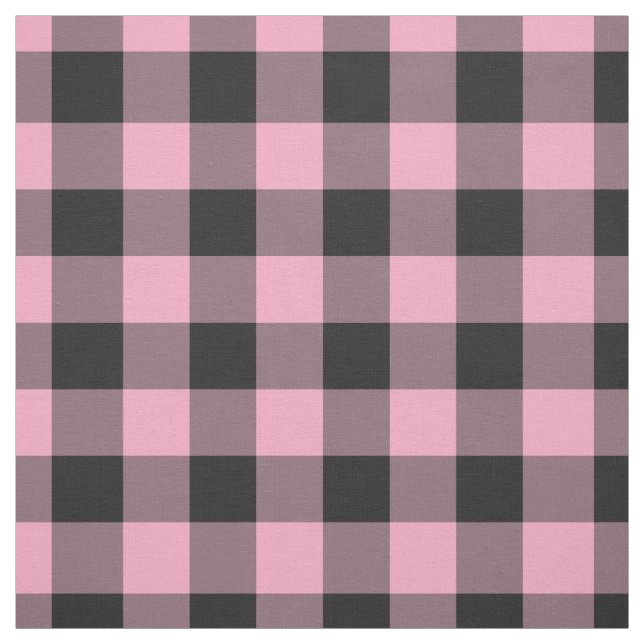 Gingham Mönster Tyg (Provkarta)