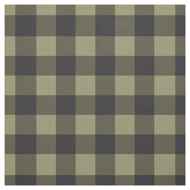 Gingham Mönster Tyg (Provkarta)