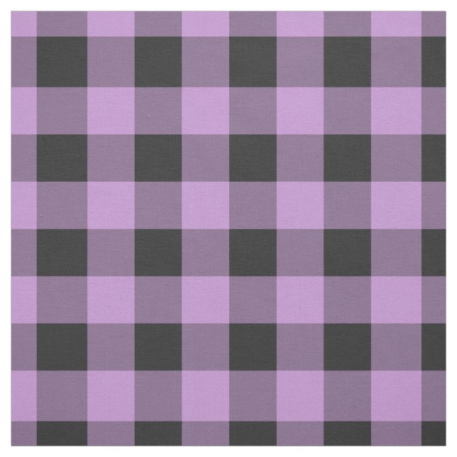 Gingham Mönster Tyg (Provkarta)