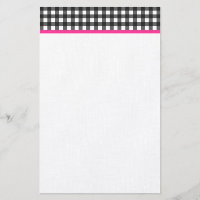 Gingham Pappersvaror Brevpapper (Framsida)
