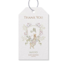 Gingham Peter, Rabbit Monogram Baby Shower