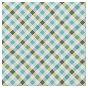 Gingham plaid mönster tyg